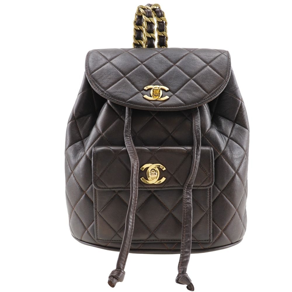 Pre-owned CHANEL Matelasse Backpack/Daypack with Coco Mark  display picture 3