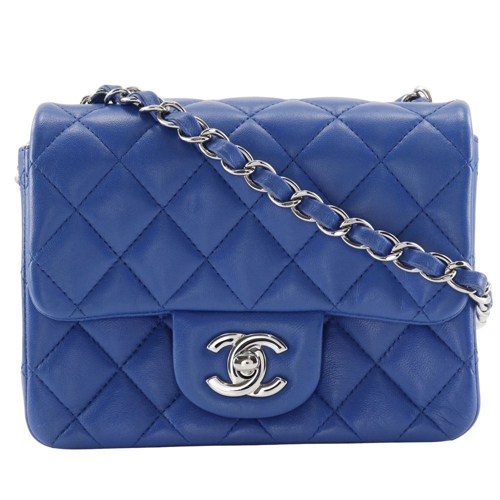 Pre-owned CHANEL Matelasse Chain Shoulder Bag (A35200) in Lambskin
