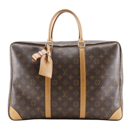 Second-Hand LOUIS VUITTON Sirius 45 Boston Bag, M41408, Monogram Canvas, Made in France, 1999, Brown, SP1919, A4 Size, Double Zip, Sirius 45, Unisex.