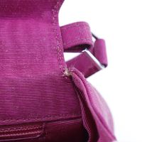 二手 Chanel Mini Coco Handle 手提包，派對包，棉質，義大利製造，粉紅色，旋鎖，女士款。