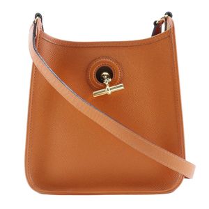 กระเป๋าสะพายไหล่ Hermès Vespa TPM มือสอง ผลิตในประเทศฝรั่งเศส หนัง Epsom ปี 2004 สีส้ม H สายสะพายไหล่แบบเปิด สำหรับผู้หญิง