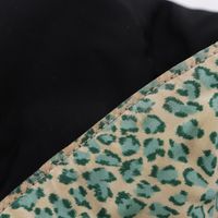 Pre-owned Bottega Veneta reversible handbag/tote bag in leopard print (10734707053NE) made in Italy from nylon in black/yellow. A5 size open reversible bag for women.