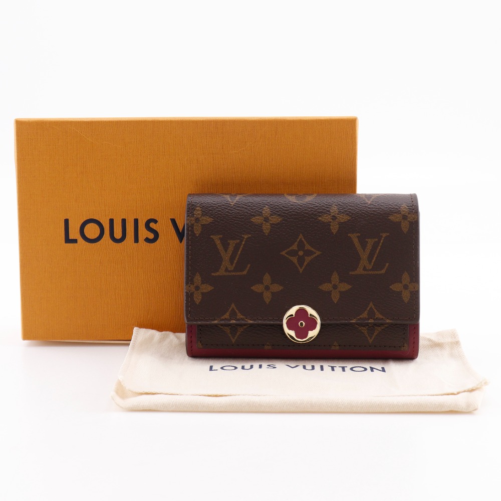 ルイ・ヴィトン LOUIS VUITTON ポルトフォイユフロール コンパクト 二