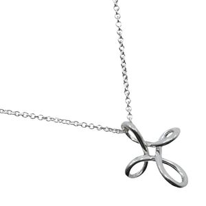 티파니 TIFFANY&Co. 인피니티 크로스 목걸이 Infinity 티 실버 925 크로스 약 4.3 g Infinity cross 레이디스【중고】
