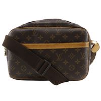 LOUIS VUITTON 리포터 PM 숄더백 M45254 모노그램 캔버스 2003년 차 SP0023 비스듬히 걸어, 어깨걸이, A5 패스너 Reporter PM 레이디스【중고】