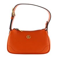 구찌 GUCCI 아프로디 미니 숄더백 GG 마몬트 739076 가죽 오렌지 어깨걸이 지퍼 Aphrodite 여성 【중고】