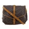 二手LOUIS VUITTON Saumur 35 单肩包 M42254 Monogram 帆布,1992 年,棕色,AR0932,斜挎包/单肩包,A5 尺寸,皮带扣,Samuel 35,男女通用