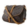 二手LOUIS VUITTON Saumur 35 单肩包 M42254 Monogram 帆布,1992 年,棕色,AR0932,斜挎包/单肩包,A5 尺寸,皮带扣,Samuel 35,男女通用