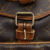 二手LOUIS VUITTON Saumur 30 肩背包 M42256 字母帆布 1990 棕色 AR8910 斜背包，附 A5 皮帶扣。