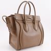 二手CELINE Luggage Micro Shopper 手提包,167793HSC,米色小牛皮。A5 尺寸,拉链开合。女士款。