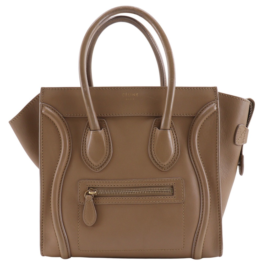 セリーヌ CELINE ラゲージマイクロショッパー ハンドバッグ セリーヌ CELINE ラゲージマイクロショッパー ハンドバッグ