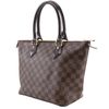二手LOUIS VUITTON Saleya PM 手提包 N51183,Damier 帆布,2010 年,棕色,VI3170,A5 尺寸,拉鍊式,Saleya PM,女式。