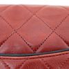 二手 Chanel 迷你 Matelasse 单肩包，链条单肩包，复古 A35200，红色小羊皮，斜挎包，旋锁，女款