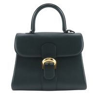 델보 DELVAUX 브리용 MM 숄더백 가죽 핸드백, A5 벨트 쇠장식 Brillon MM 레이디스【중고】