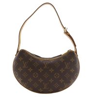 LOUIS VUITTON 포셰트 크로와상 숄더백 모노그램 M51510 모노그램 캔버스 프랑스제 SP0013 어깨걸이, 핸드백, A4 패스너