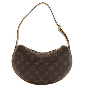 Pre-owned LOUIS VUITTON Pochette Croissant Shoulder Bag, Monogram M51510, Monogram Canvas, Made in France, SP0013, Shoulder/Handbag, A4 Size, Zippered, Women's