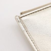 Miu Miu Fragment Case, card case, Matelasse envelope coin case, leather, Pirite zipper, women's [unused]
