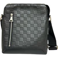 LOUIS VUITTON VUITTON /루이비통 디스커버리 메신저 다미에안피니 M42418 숄더백 가죽 블랙 가죽 여성