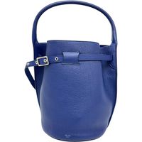 CELINE Big Bag 水桶包 附小袋 手提包，皮革，藍色，女款