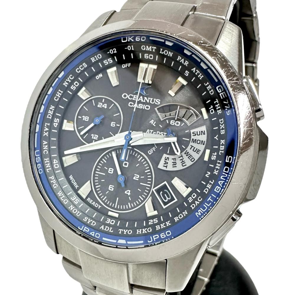 Final Sale CASIO Oceanus OCW-M700 Titanium Solar Radio-Controlled