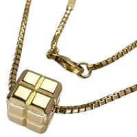 Chopard Ice Cube Necklace, 18K Gold, 13.8g, 45cm, 79/3780, for Women