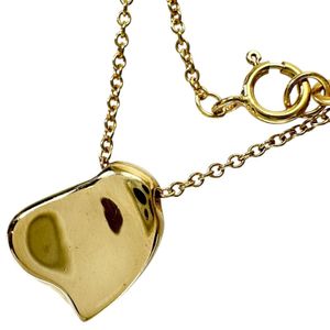 TIFFANY & Co./Tiffany Full Heart Peretti Heart Motif Necklace, 18K Gold, 4.3g, 41cm, Women's