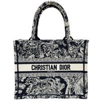 Dior Book Tote Small Toile de Jouy 手提包 帆布 海軍藍 女款