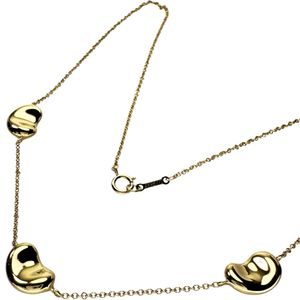 TIFFANY & Co. Elsa Peretti 3-Strand Bean Necklace, 18K Gold, 6.9g, 41cm, Women's