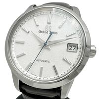 SEIKO SBGR305 (9S68-00A0) First Generation Grand Seiko Limited Edition 2017 Men's Titanium/Leather Automatic Watch, Silver Dial