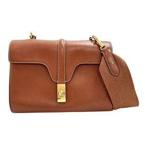 CELINE Teen Soft 16 Shoulder Bag in Braun for Women