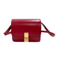 CELINE/ 셀린느 클래식 박스 스몰 숄더백 가죽 RED