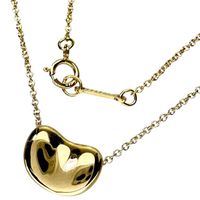 TIFFANY & Co. Tiffany Bean Elsa Peretti Necklace, 18K Gold, 4.3g, 41.0cm, for Women