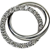 Vendome Aoyama Diamond Pendant TOP, Total 0.27 Carat, 18K White Gold, 2.7g, for Women