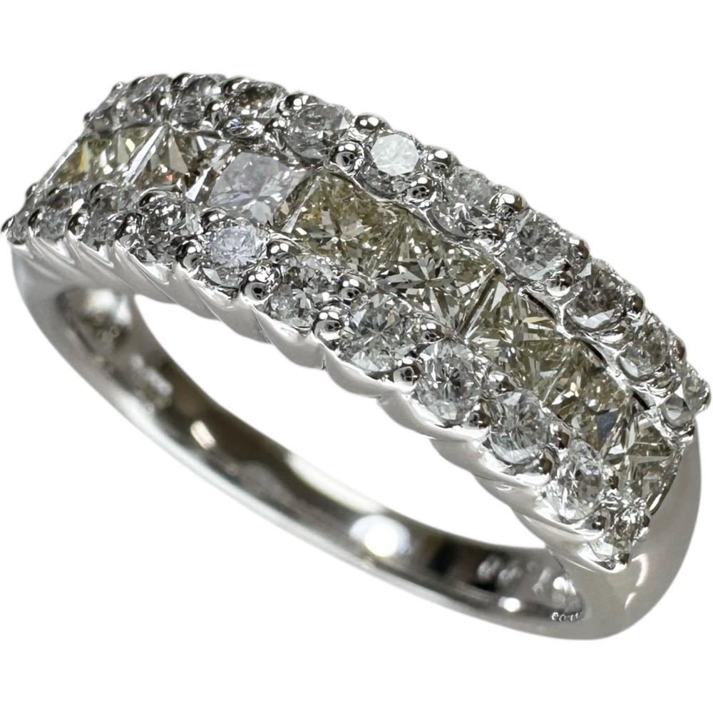 14.5号 ヒスイ 3.92ct ダイヤモンド 0.65ct リング・指輪 Pt900