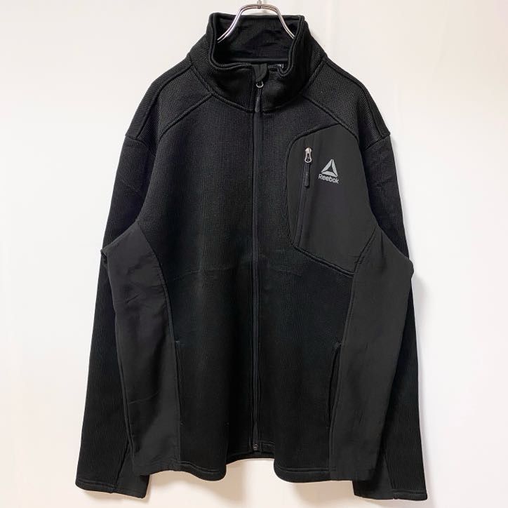 Used Reebok outdoor long-sleeve full-zip fleece jacket with one