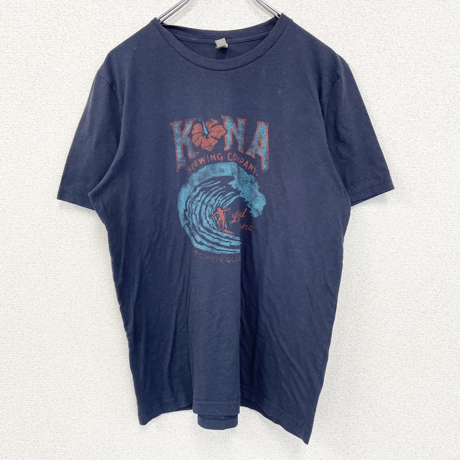 헌 옷 used CANVAS 캔버스 반소매 프린트 디자인 T셔츠 코나 맥주 하와이 한정 서핑 크루 넥 L사이즈 | 日本二手精品 ｜  도코데모
