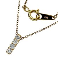 Vendome Aoyama Diamond 0.10ct Necklace, 18K Gold, 2.1g, 40cm, for Women [Secondhand]