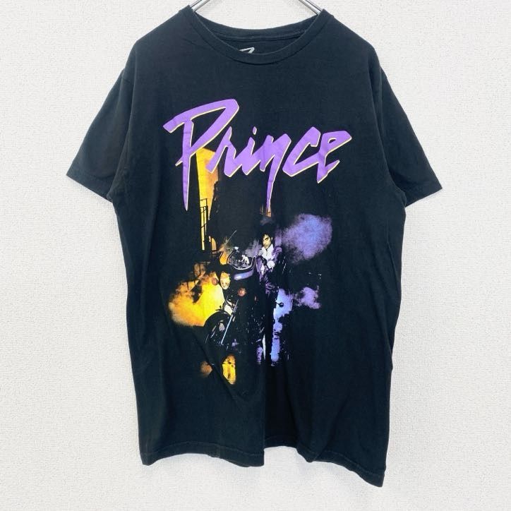 Used Prince short-sleeved print band T-shirt, retro design, crew neck ...