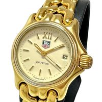 TAG HEUER/ Tag Heuer Sel S04.708M 女士腕錶，鍍金/不銹鋼材質，石英機芯，象牙色錶盤 [二手]