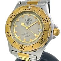 TAG HEUER/ Tag Heuer Professional 934.213 手錶，不銹鋼/鍍金石英機芯，灰色錶盤，男孩模型 [二手]