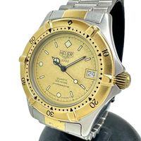 TAG HEUER/ Tag Heuer Professional 964.013 手錶，不鏽鋼/鍍金石英錶殼，金色錶盤，男童款 [二手]