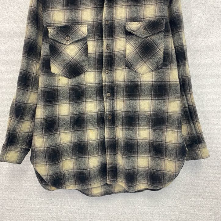 g*d様 値下げ70s PENDLETON vintage wool shirt Used 70s Pendleton wool shirt, vintage, ombré check pattern, black