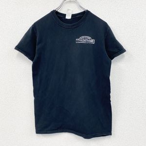 Used GILDAN short-sleeved print T-shirt, parody "got chocolate?", black, size small