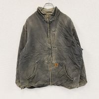 【2点以上まとめ買いで10%OFF】古着 used　Carhartt　カーハート　ダックアクティブジャケット　ボアライナー　グレー　XLサイズ 古着 used Carhartt カーハート ダックアクティブジャケット ボア