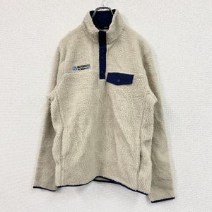 Used PORT AUTHORITY Half-Button Fleece Jacket/Boa Jacket with Synchilla Snap T-Type, Reem, Size M