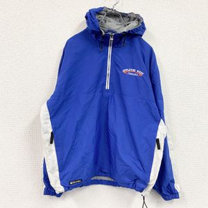 Used Holloway half-zip nylon pullover jacket, blue, size small