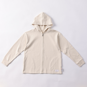 [IFMIC 加工中] 運動拉鍊連帽衫（米白色）