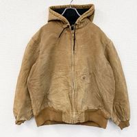 Used 2000s Carhartt Active Jacket/Duck Parka, Vintage, Camel, Size L