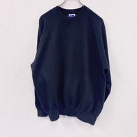 Used 2000s-present RUSSEL vintage black sweatshirt/sweatshirt, size XL