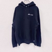 Used 2000s Russell Athletic vintage sweatshirt/hoodie, black, size L